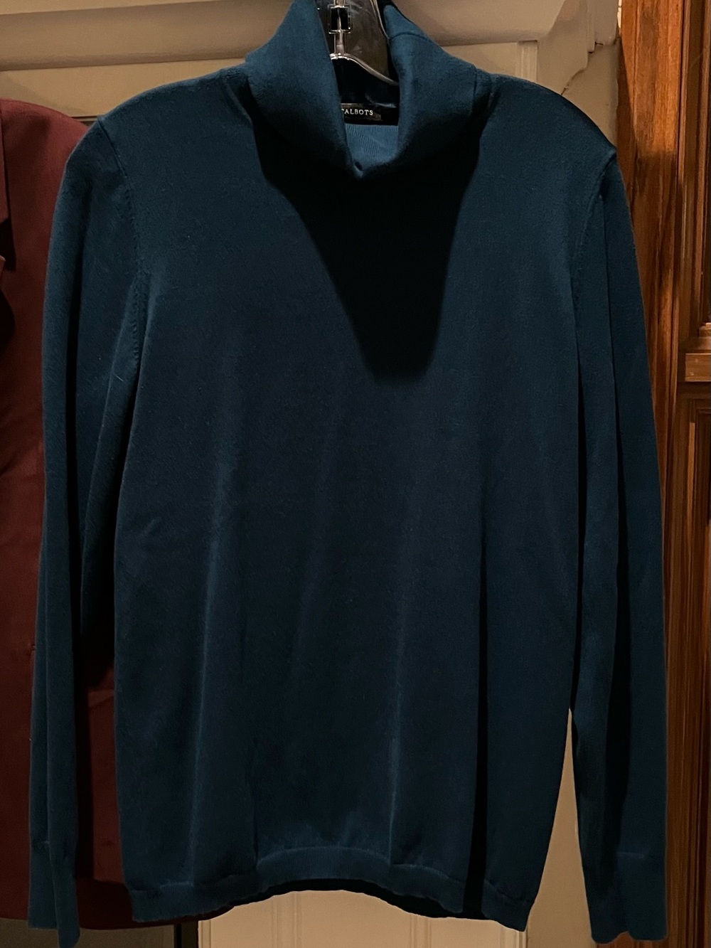 Talbots Dark Teal Turtleneck Sweater